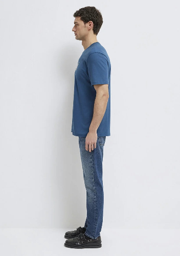 Resim Mavi Erkek T-shirt M0613186-70764