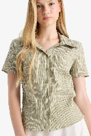 Resim Defacto Kadın Gömlek F4849AX/KH271