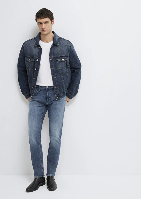 Resim Mavi Marcus Erkek Jean Pantolon M00351A1734