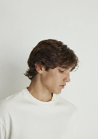 Resim Mavi Erkek T-shirt M0611614-70057