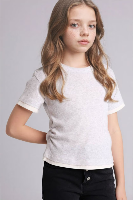 Resim Defacto Kız Çocuk T-shirt G0932A8/GR421