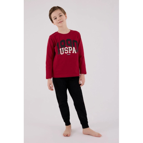 Resim U.S. Polo Assn Kids Erkek Çocuk Pijama Takım US2203-G