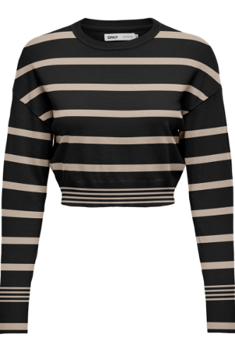 Resim Only Onlıbı Ls Cropped Pullover Cc Knt Kadın Kazak 15262149