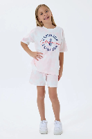 Resim U.S. Polo Assn Kids Kız Çocuk Şort Takım Us2514-G