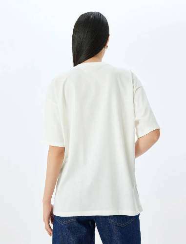 Resim Koton Kadın T-shirt 5SAL10148IK