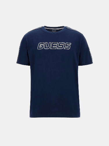 Resim Guess Athleisure  Erkek  T-shirt Z4GI18J1314-G7R1 Arlo Cn T-Shırt