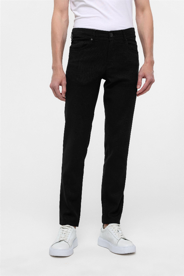 Resim Süvari Slim Kalıp 5 Cep Erkek Kanvas Pantolon PN2020500682