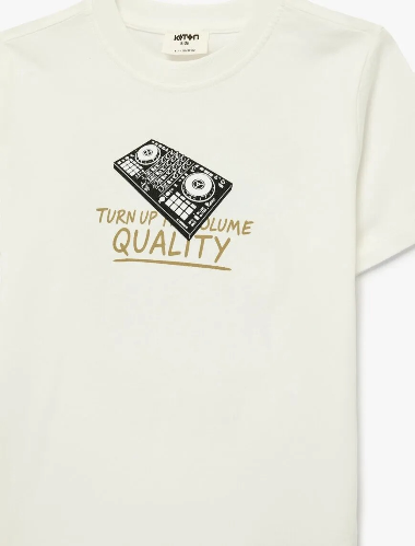 Resim Koton Erkek Çocuk T-shirt 6SKB10420TK