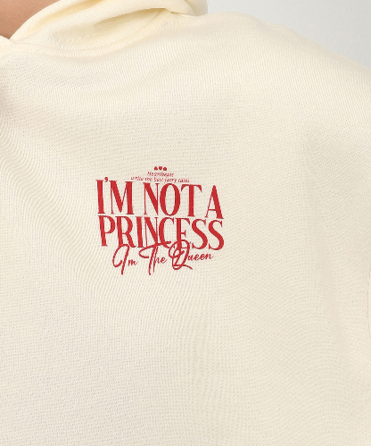 Resim Viole&More Princes Baskı Kadın Sweat 113