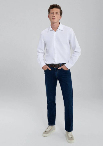 Resim Mavi Erkek Uzun Kol Gömlek M0210944-620