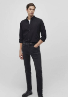 Resim Mavi Uzun Kol Erkek Gömlek M0211192-900