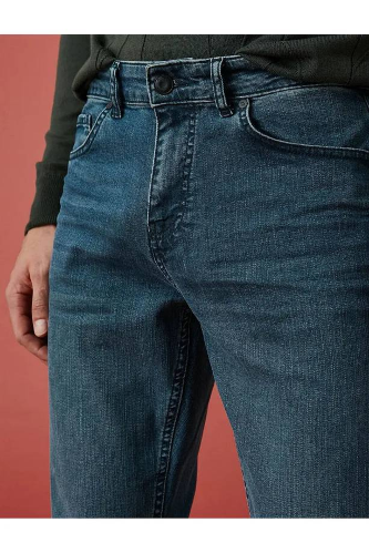 Resim Koton Erkek Jean Pantolon 6Wam40068Nd