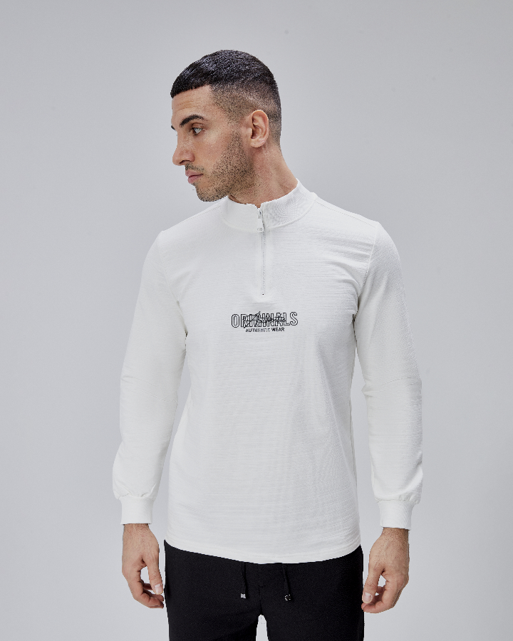 Resim Paul&More Erkek Sweat Originals Yarım Fermuarlı