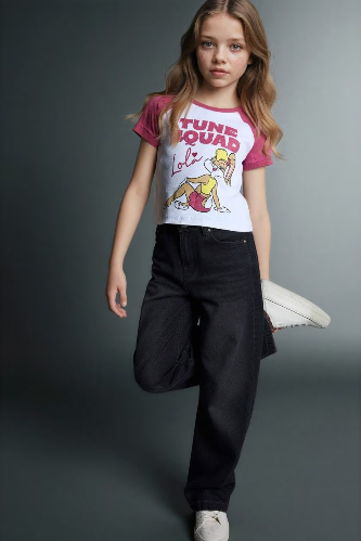 Resim Defacto Kız Çocuk T-shirt G8309A8/WT34
