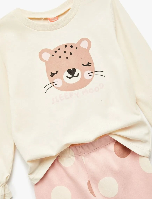 Resim Koton Kız Bebek Sweat Takım 6WMG10121AK