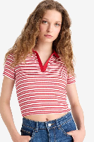 Resim Defacto Kadın Kısa Kol T-shirt E7907AX/RD59