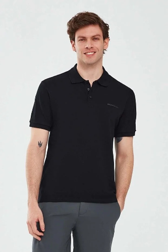 Resim Skechers  M Short Sleeve Polo Erkek T-shirt S211800-3817