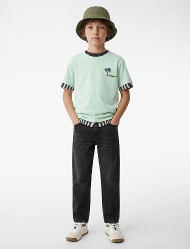 Resim Koton Erkek Çocuk T-shirt 6SKB10059TK