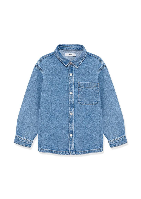 Resim Mavi Bob Mid Erkek Çocuk Gömlek M6210000-86709