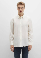 Resim Mavi Uzun Kol Erkek Gömlek M0211659-70057