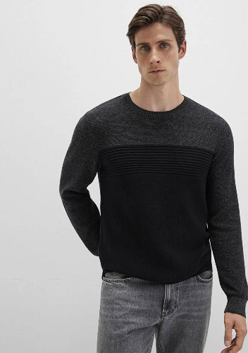 Resim Mavi Erkek Kazak M070377-900