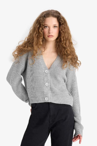 Resim Defacto Kadın  Hırka U2052AZ/GR76