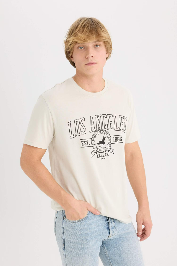 Resim Defacto Erkek  T-shirt D5577AX/BG721