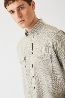 Resim Gm2008000262 Düz Flanel Regular Uzun Tpt Erkek Gömlek