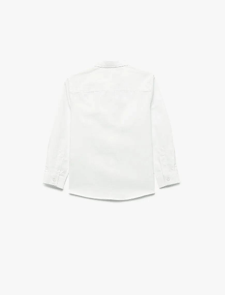 Resim Koton Erkek Çocuk Uzun Kol Gömlek 6WKB60006TW