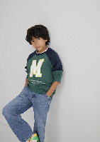 Resim Mavi M Baskılı Erkek Çocuk Sweat M6S10122-71930