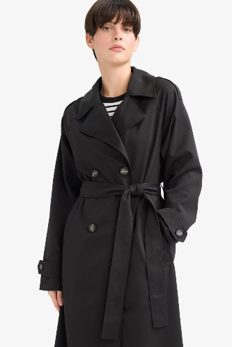 Resim Defacto Kadın Trençkot G0742AX/BK27