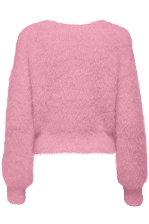 Resim Only Onllulu Ls Rib Short O-Neck Cc Knt Kadın Kazak 15350650