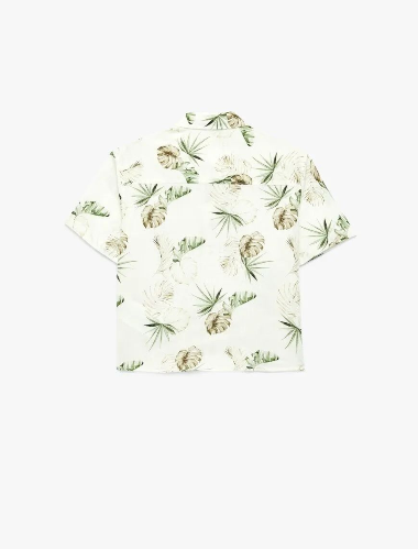 Resim Koton Erkek Çocuk Kısa Kol Gömlek 6SKB60037TW