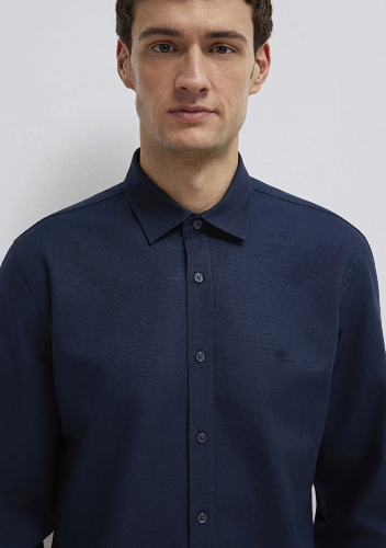 Resim Mavi Erkek Uzun Kol Gömlek M0212063-80872