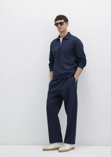 Resim Mavi Erkek Kanvas Pantolon M0010490-80872