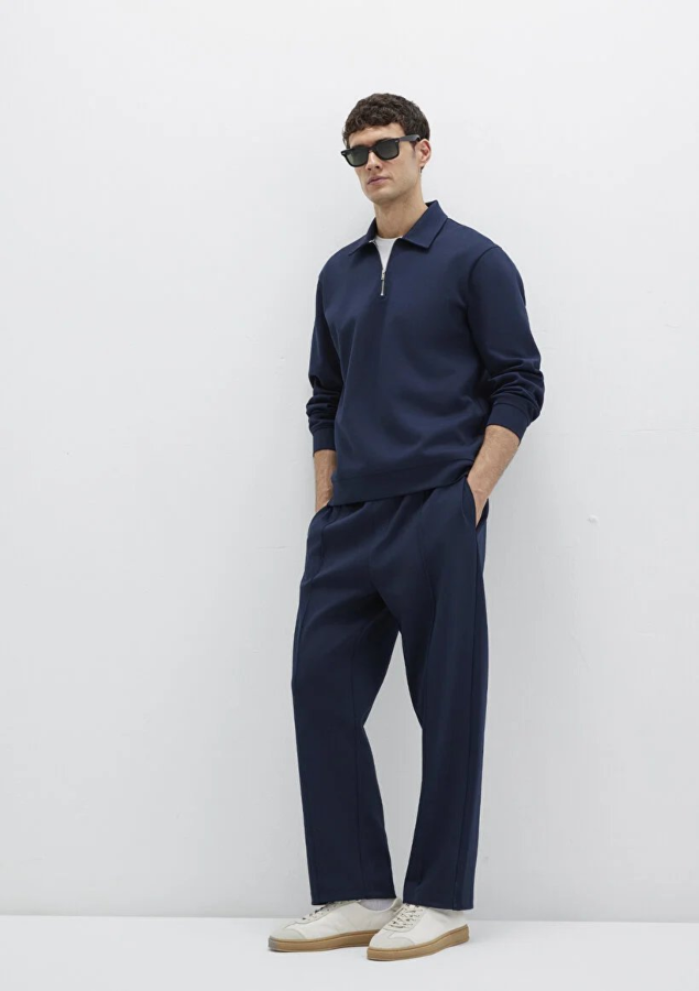 Resim Mavi Erkek Kanvas Pantolon M0010490-80872