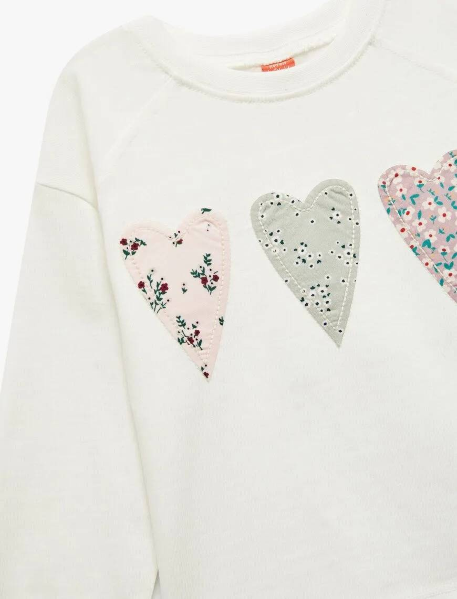 Resim Koton Kız Bebek Sweat 6WMG10087AK