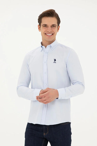 Resim U.S. Polo Assn. Gox024Y Erkek Dokuma Gömlek 1829675