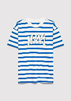 Resim Mavi Erkek Çocuk Tişört M6610251-91364