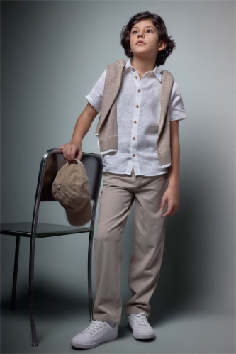 Resim Defacto Erkek Çocuk Kanvas Pantolon G3836A8/BG609