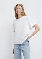 Resim Mavi Kadın T-shirt M1613225-620