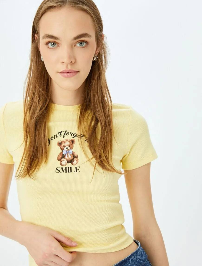 Resim Koton Kadın T-shirt 5SAL10208IK