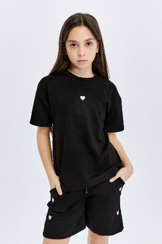 Resim Yenikoza Kız Çocuk Şort Takım