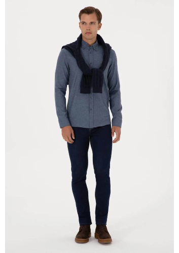 Resim 2225603 Akıs025K U.S Polo Assn. Erkek Uzun Kol Gömlek