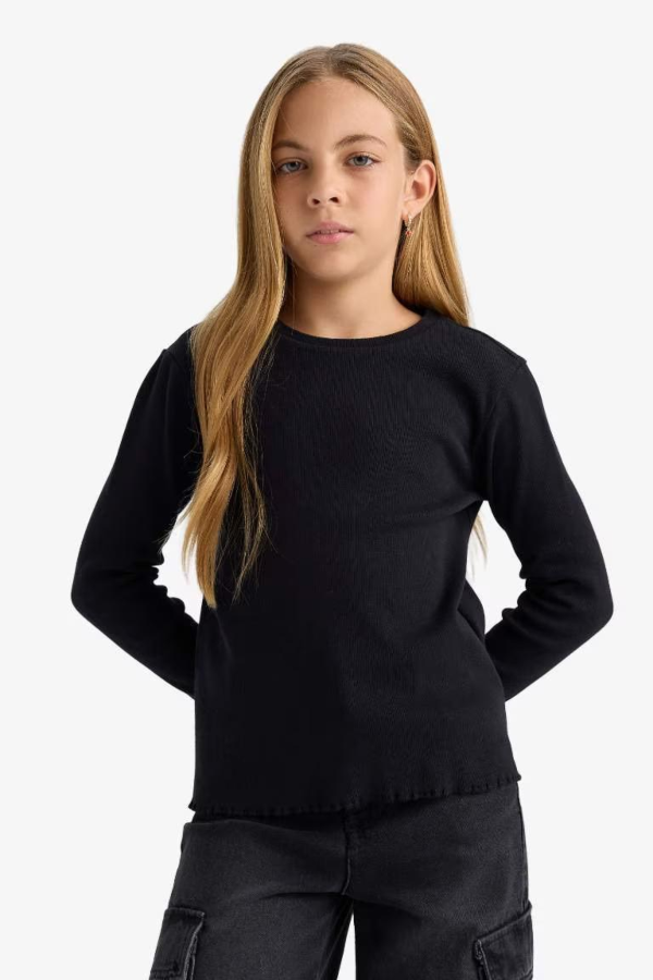 Resim Defacto Kız Çocuk  Sweat B2387A8/BK81