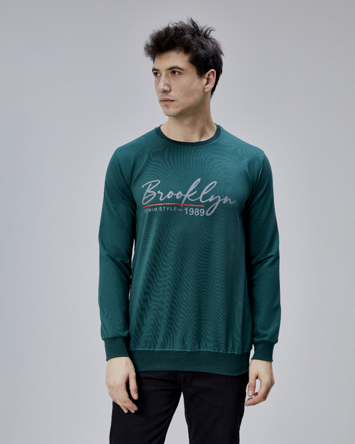 Resim Paul&More Erkek Sweat Brooklyn 0 Yaka 2 İp