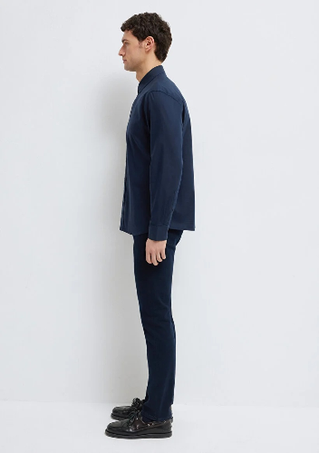 Resim Mavi Erkek Uzun Kol Gömlek M0211670-80872