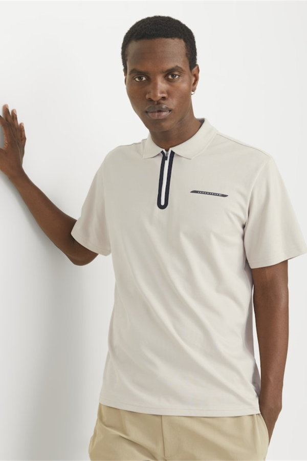 Resim Jack & Jones Jcofusıon Pıque Polo Ss Sn Erkek T-shirt 12273127
