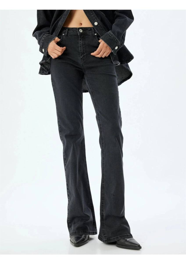 Resim Koton Kadın Jean Pantolon 5WAL40206MD