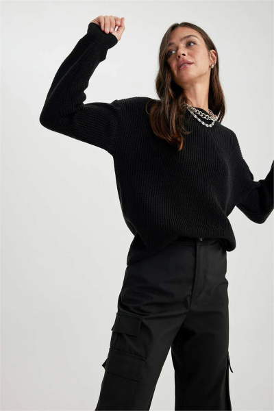 Resim Defacto Kadın  Kazak H6905AZ/BK27